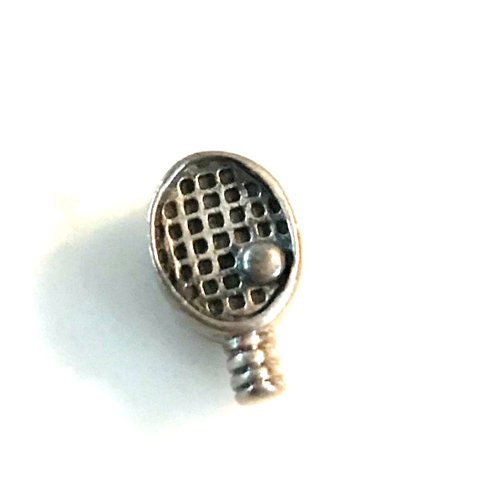 Chamilia silver tennis racket charm